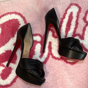 CHRISTIAN LOUBOUTIN VOLPI 150 Nappa Leather BK01 Black 39